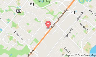 map, Regus - Oakville - Glen Abbey