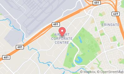 map, Regus - Ontario, Mississauga - Toronto Airport Corporate Centre