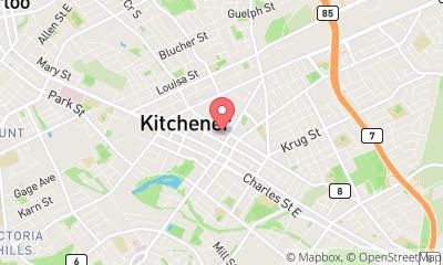 map, Custom Contracting Roofing Kitchener
