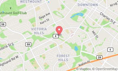 map, Kitchener Affordable Roofing