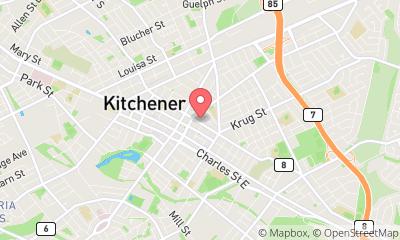 map, Europro Kitchener-Waterloo