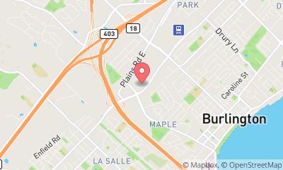 map, Olivia Air Duct Cleaning Of Burlington