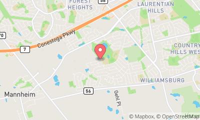 map, Chartwell Westmount Retirement Residence