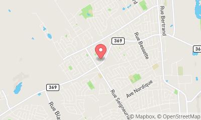 map, Plumbing Robert Labée inc.