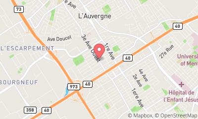 map, Plomberie Fortin - Plombier résidentiel et commercial - Québec et Lévis