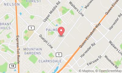 map, Floor Coverings International Burlington, ON