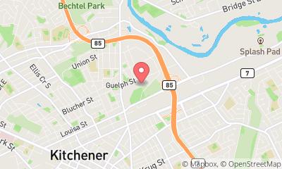 map, Access Storage - Kitchener Woodside