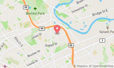 map, Access Storage - Kitchener Northward