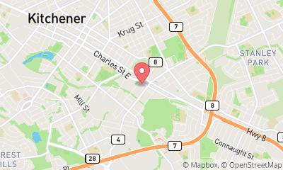 map, Access Storage - Kitchener