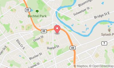 map, Clintar Landscape Management Services of Kitchener, Waterloo and Cambridge