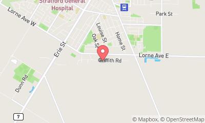 map, Georgian Bay Fire & Safety Ltd