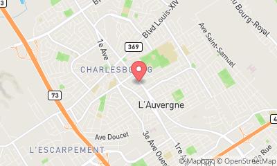 map, Audrey Matte et Michel Hardy Courtier Immobilier RE/MAX Capitale Charlesbourg