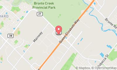 map, Five Star Painting of Oakville & Burlington