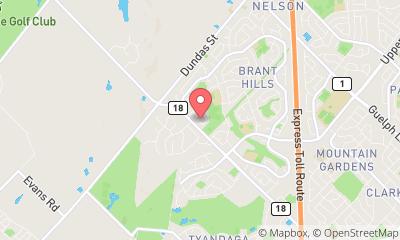map, Oakville Moving & Storage LTD