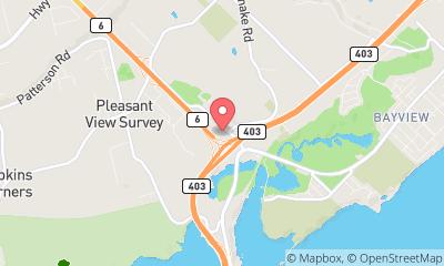 map, Burlington Paving Co Ltd