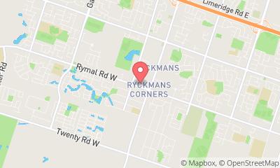 map, Tops Roofing & Siding