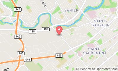 map, Entreposage domestique St-Sacrement