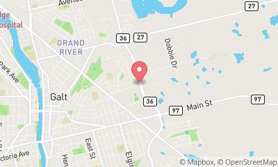 map, Franklin Self Storage South Location