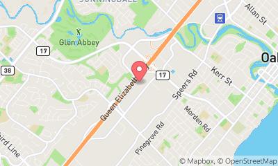 map, Bulow Garden Centre and Landscaping Oakville