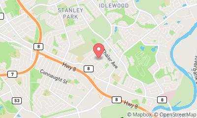 map, Eric Hunter Electrical Services