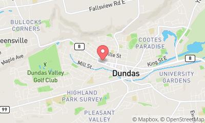 map, Dundas Lock & Key Inc