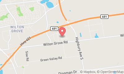 map, Georgian Bay Fire & Safety Ltd