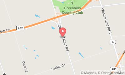 map, B&A Davies Paving and Construction