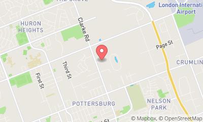 map, Access Storage - London Clarke