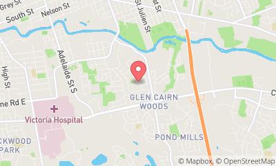 map, Green World Landscaping ltd