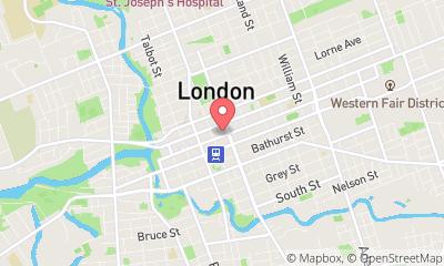 map, Serratore Shoe Repair