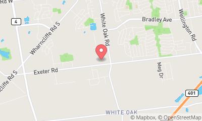 map, Courtney Roofing Inc.