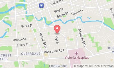 map, London Plumbing and Drain Cleaning Services
