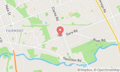 map, Van Luyk Greenhouses and Garden Centre