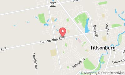 map, Thornton's Lockworks