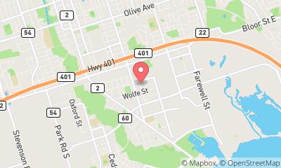 map, Over The Top - Roofing & Repairs