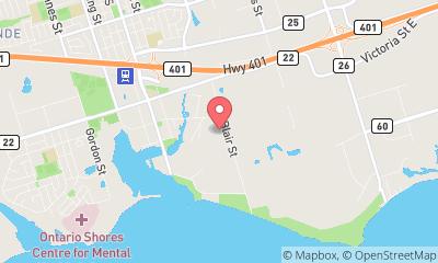 map, C.D. Roofing & Construction Ltd.