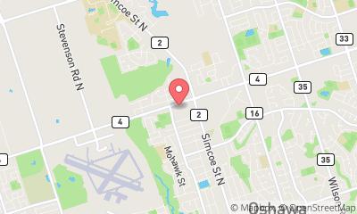 map, Oshawa Refrigeration Svc Ltd