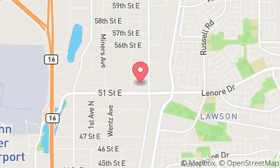 map, EAST WEST Heating Inc.