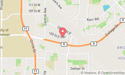 map, Mr. Rooter Plumbing of Saskatoon