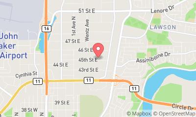 map, Rainbow International of Saskatoon
