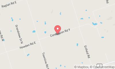 map, R. Havery Landscape & Custom Horticulture Contracting