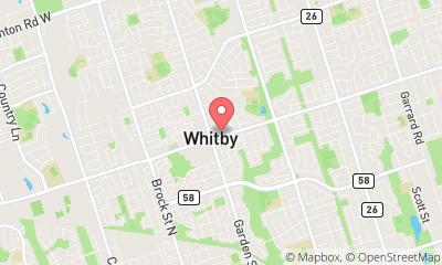 map, Professional Painter Whitby