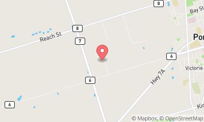 map, Vaultra Storage - Port Perry