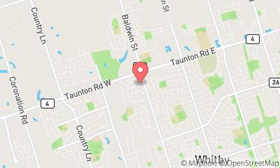 map, Village of Taunton Mills