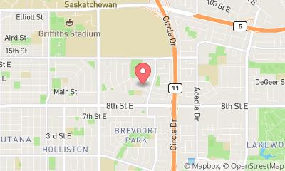 map, REC Plumbing Inc - Plumbing and Heating Saskatoon