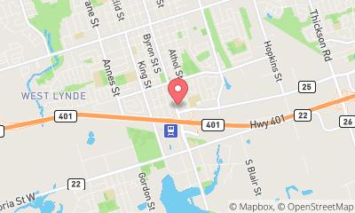 map, Infiniti Air Conditioning and Heating Whitby