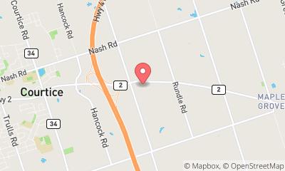 map, Van Belle Flowers, Greenhouses & Garden Centre - Courtice Location