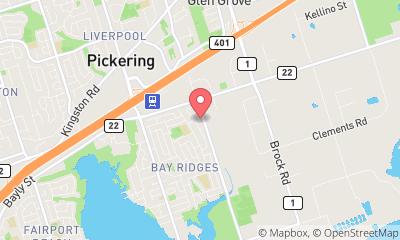 map, Revera Bay Ridges Long Term Care Home