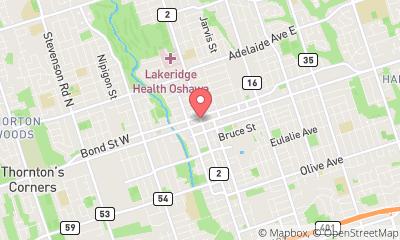 map, Oshawa Security Systems
