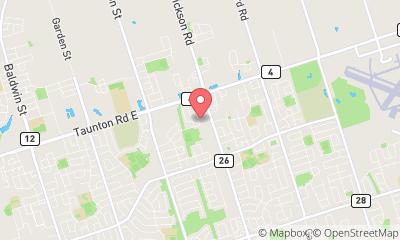 map, Power Vac Duct Cleaning Oshawa